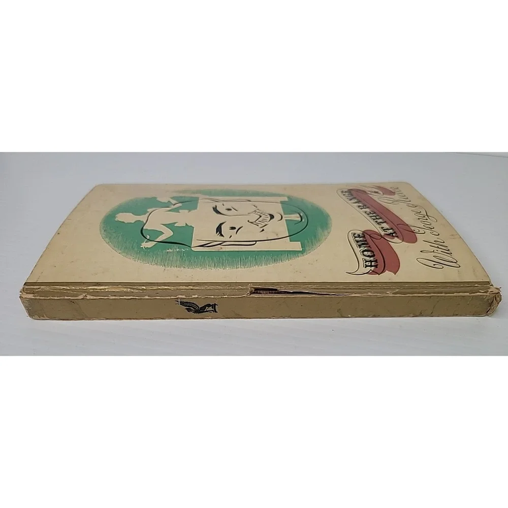 1939 First‎ Print George Rector Home at the Range Vintage Cookbook SIGNED 1945